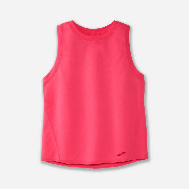 Regata De Corrida Brooks Distance Feminino Brasil - Rosa (57126SQPN)